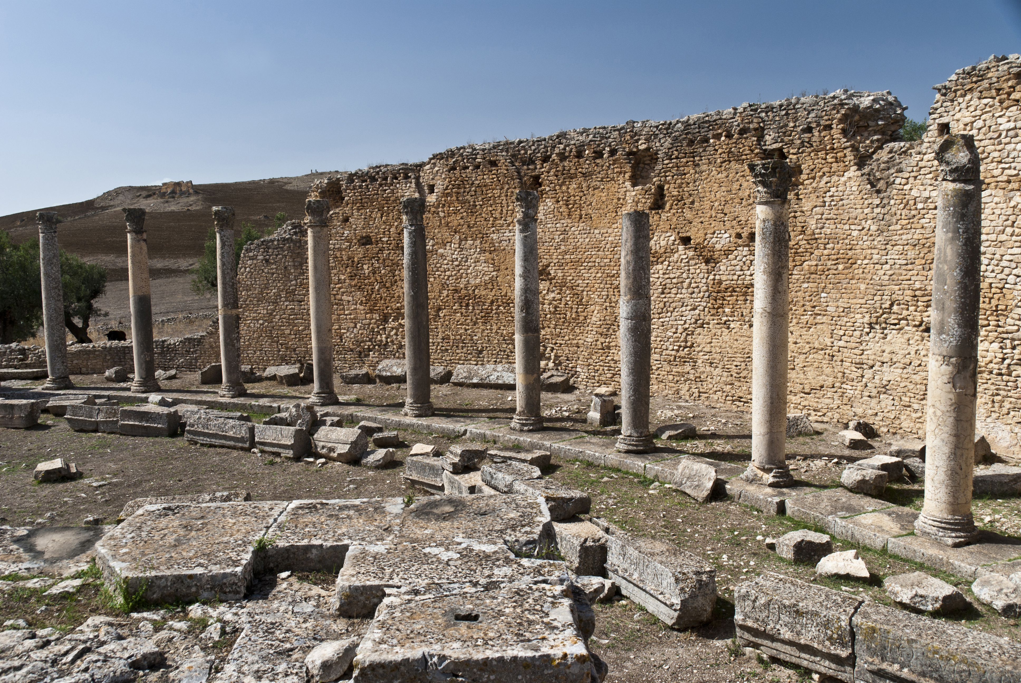 Dougga - römisch archäologische Stätte